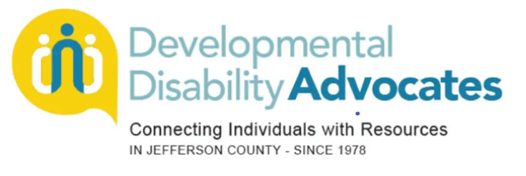 A logo for the department of development and disability advocacy.